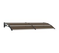 Prolenta Premium - Auvent noir 240x100 cm PC