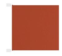 Prolenta Premium - Auvent Vertical Terre Cuite 60x1200 Cm Tissu Oxford Rouge