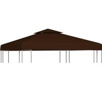Prolenta Premium - Bâche de toit de pavillon avec conduit de cheminée 310 g/m² 3x3 m Marron