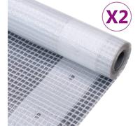 Prolenta Premium - Bâches en maille 2 pcs. 260 g/m² 2x20 m Blanc