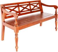 Prolenta Premium - Banc Batavia 136 cm acajou bois massif brun foncé