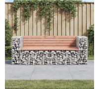 Prolenta Premium - Banc de jardin en gabions 184x71x65,5 cm bois massif douglas