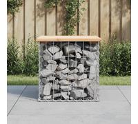 Prolenta Premium - Banc de jardin en gabions 43x44x42 cm pin massif