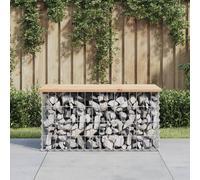 Prolenta Premium - Banc de jardin en gabions 83x44x42 cm pin massif