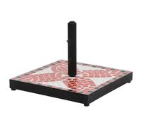 Base de parasol terre cuite rond 12 kg support de parasol vidaXL