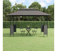 Prolenta Premium - Belvédère Avec Toit Anthracite 400x300x270 Cm Acier Anthracite