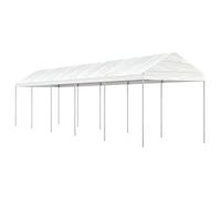 Prolenta Premium - Belvédère Avec Toit Blanc 11,15x2,28x2,69 M Polyéthylène Blanc