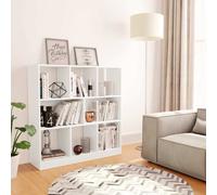 Prolenta Premium - Bibliothèque blanche 97,5×29,5×100 cm bois composite