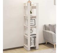 Prolenta Premium - Bibliothèque/Séparation de pièce Blanc 41x35x160 cm Pin massif
