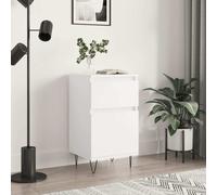 Prolenta Premium - Buffet blanc 40x35x70 cm bois composite