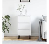Prolenta Premium - Buffet blanc 40x35x70 cm bois composite