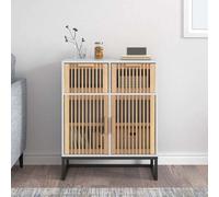 Prolenta Premium - Buffet blanc 60x30x75 cm bois composite