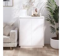 Prolenta Premium - Buffet blanc 60x34x75 cm pin massif