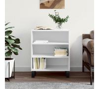 Prolenta Premium - Buffet blanc brillant 57x35x70 cm bois composite