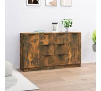 Prolenta Premium - Buffets 2 pcs. Chêne fumé 60x30x70 cm Bois composite