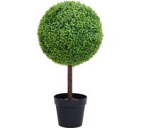Prolenta Premium - Buis artificiel avec pot forme boule vert 50 cm