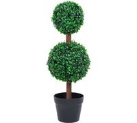 Prolenta Premium - Buis artificiel avec pot forme boule vert 60 cm