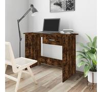 Prolenta Premium - Bureau chêne fumé 100x50x76 cm bois composite