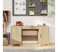 Prolenta Premium - Bureau Chêne Sonoma 140x50x75 cm Bois composite