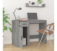 Prolenta Premium - Bureau Gris Sonoma 100x49x75 cm bois composite