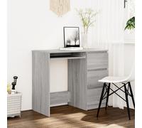 Prolenta Premium Bureau gris Sonoma 90x45x76 cm bois composite