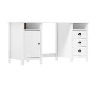 Prolenta Premium - Bureau Hill blanc 150x50x74 cm pin massif