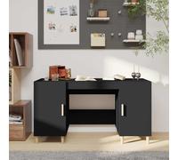 Prolenta Premium - Bureau noir 140x50x75 cm bois composite