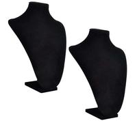 Prolenta Premium - Buste bijoux flanelle noir 23x11,5x30 cm 2 pcs.