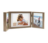 Prolenta Premium - Cadre photo triple collage marron clair 28x18 cm+2x(13x18 cm)