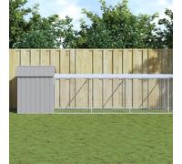 Prolenta Premium - Cage à poules avec enclos gris clair 117x813x123 cm Acier galvanisé