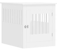 Prolenta Premium - Cage pour chien style meuble blanc 64,5x80x71 cm bois composite