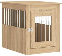 Prolenta Premium - Cage pour chien style meuble chêne Sonoma 55x75x65 cm bois composite
