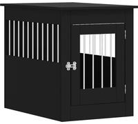 Prolenta Premium - Cage pour chien style meuble noir 55x80x68 cm bois composite