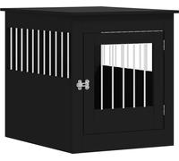 Prolenta Premium - Cage pour chien style meuble noir 64,5x80x71 cm bois composite