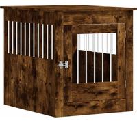 Prolenta Premium - Cage pour chiens style meuble chêne fumé 64,5x80x71cm bois composite