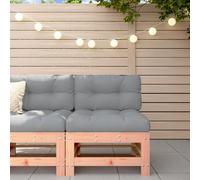 Prolenta Premium - Canapé Central De Jardin Bois Massif Douglas Marron