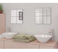 Prolenta Premium - carreaux miroir sans cadre verre 16 pcs. 20,5 cm