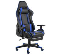 Prolenta Premium - Chaise de jeu avec repose-pieds Pivotant Bleu PVC