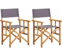 Prolenta Premium Chaises de régie 2 pcs. Bois massif acacia