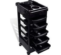 Prolenta Premium - Chariot de coiffure en plastique avec roulettes