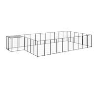Prolenta Premium - Chenil Noir 19,36 m² Acier