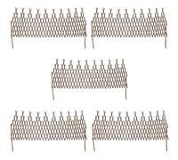 Prolenta Premium - Clôture En Treillis De Saule 5 Pcs Marron