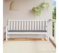 Prolenta Premium - Coussin De Banc De Jardin Gris 200x50x4 Cm Tissu Oxford Gris