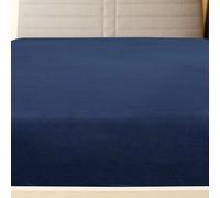 Prolenta Premium - Drap-housse Jersey bleu marine 160x200 cm coton