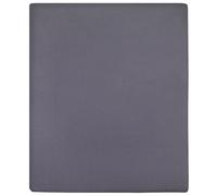 Prolenta Premium - Draps-housses 2 pcs. Jersey Anthracite 140x200 cm Coton