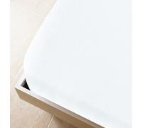 Prolenta Premium - Draps-housses 2 pcs. Jersey Blanc 140x200 cm Coton