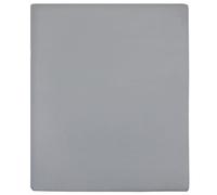 Prolenta Premium - Draps-housses 2 pcs. Jersey Gris 140x200 cm Coton