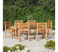 Prolenta Premium - Ensemble de jardin 7 pièces en teck massif