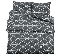 Prolenta Premium - Ensemble linge de lit Gris 140x200 cm coton