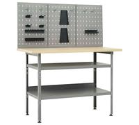 Prolenta Premium - Établi avec 3 panneaux à outils